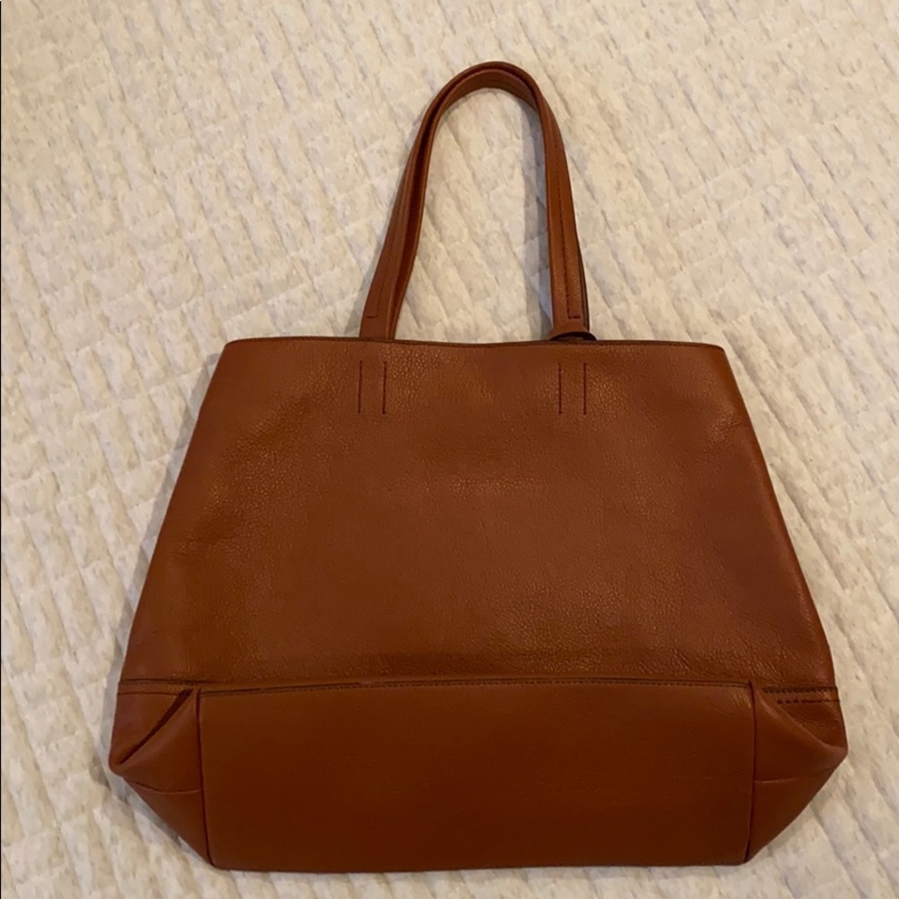 J. Crew Leather Tote Bag
